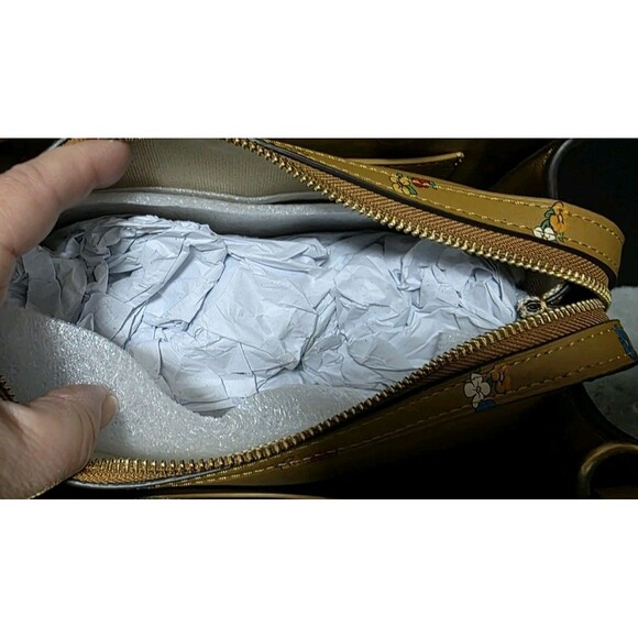 COACH X DISNEY ROGUE 25 MICKEY MOUSE & FRIENDS BAG *PLUS WALLET -HONEY BROWN NWT - Picture 11 of 16